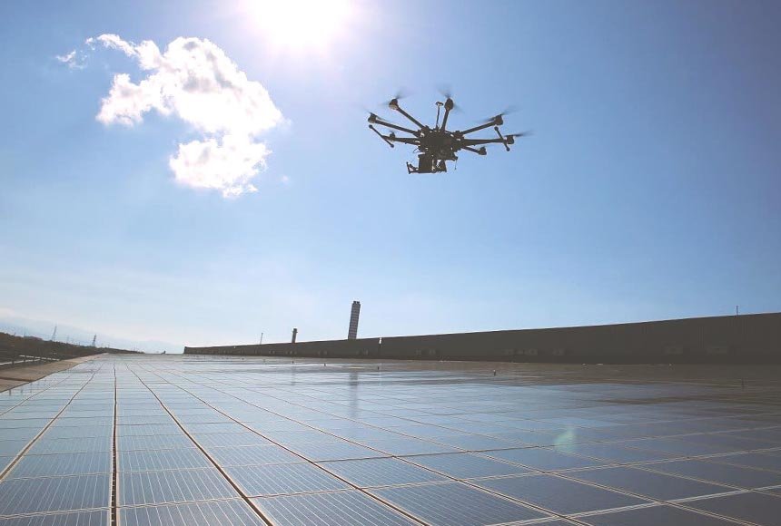 termografia con drone